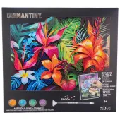 Diamentowa mozaika Kwiaty tropikalne
