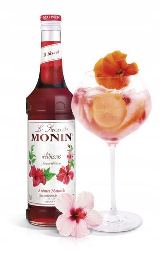 Syrop smakowy MONIN HIBISCUS - hibiskus 700ml na Arena.pl