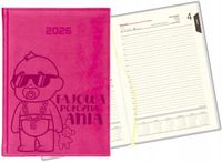 GRAWEROWANY KALENDARZ DZIENNY A5 2026 RÓŻNE WZORY DLA POŁOŻNEJ + IMIĘ