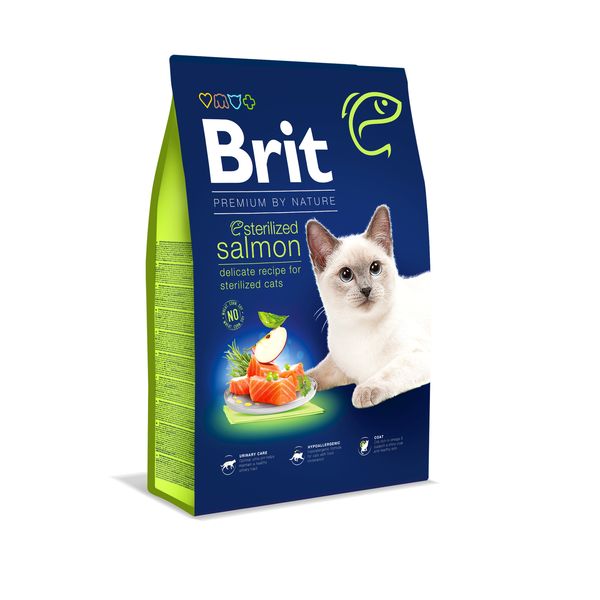 Brit Premium Cat Sterilized Salmon 1,5kg zdjęcie 1