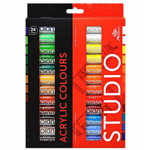 Farby Akrylowe Phoenix 24x12 ml ZESTAW FARB na Arena.pl