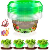 Obroże przeciw ślimakom obręcze ochronne do roślin zestaw 12 sztuk PET