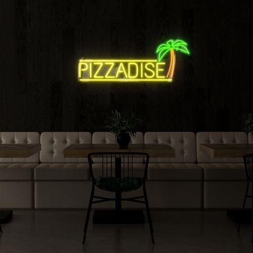 Napis LED Pizzadise na Arena.pl