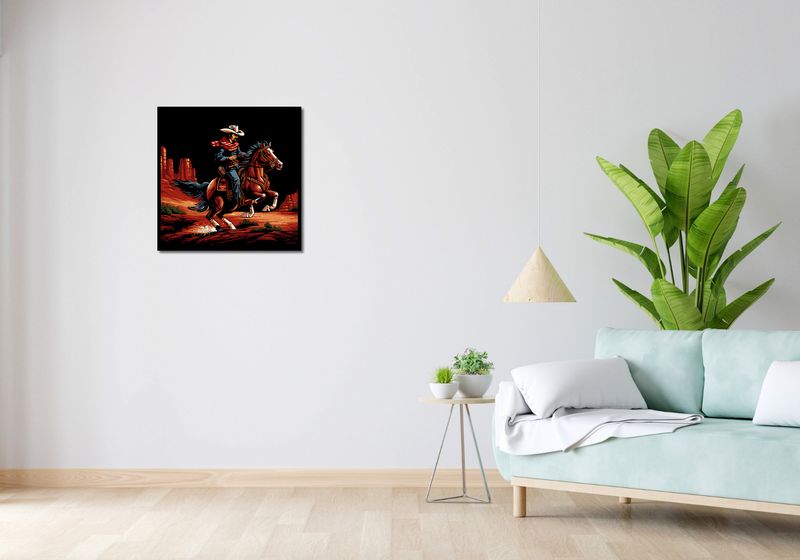 Plakat 60x60cm Galop przez Prerię zdjęcie 4