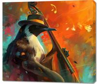 Obraz 100x90cm Pingwinia Nuta