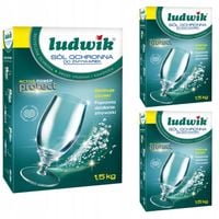 Sól do Zmywarki Gruboziarnista LUDWIK 1.5 kg x 3 sztuki