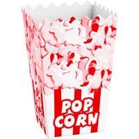 pudełko kartonik na popcorn 7x14.5x9cm średni 0.75l 100szt.