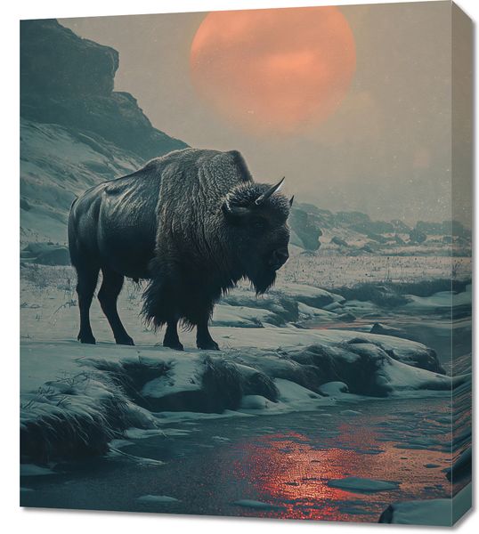 Obraz 60x70cm Żubrowy Monolit zdjęcie 1