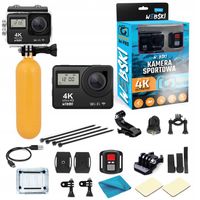 WOOODPORNA KAMERKA 4K UHD GO 4 FREE BE PRO WEBSKI + AKCESORIA DO NURKOWANIA