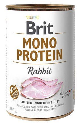 Brit Mono Protein Rabbit Puszka 400G na Arena.pl
