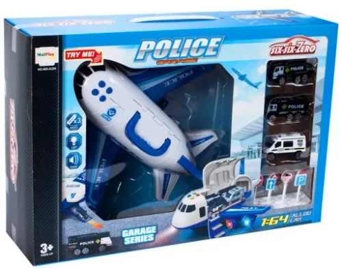 SAMOLOT POLICYJNY INTERAKTYWNY Z POJAZDAMI POLICJA LOTNISKO OTWIERANY na Arena.pl