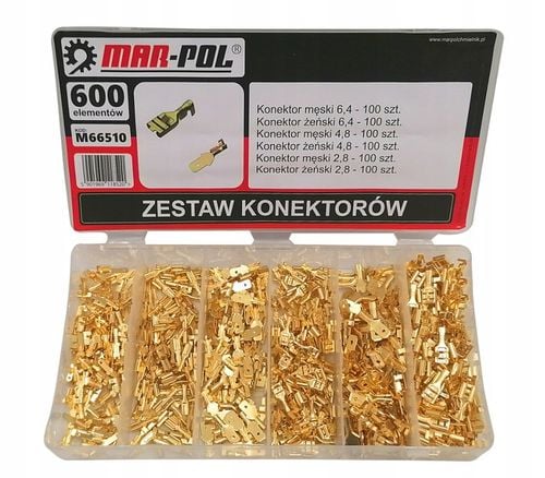 zestaw konektorów 600sz. na Arena.pl