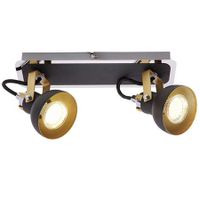 Plafon LAMPA sufitowa MARIO 03043 Ideus ścienna OPRAWA kinkiet metalowy czarny