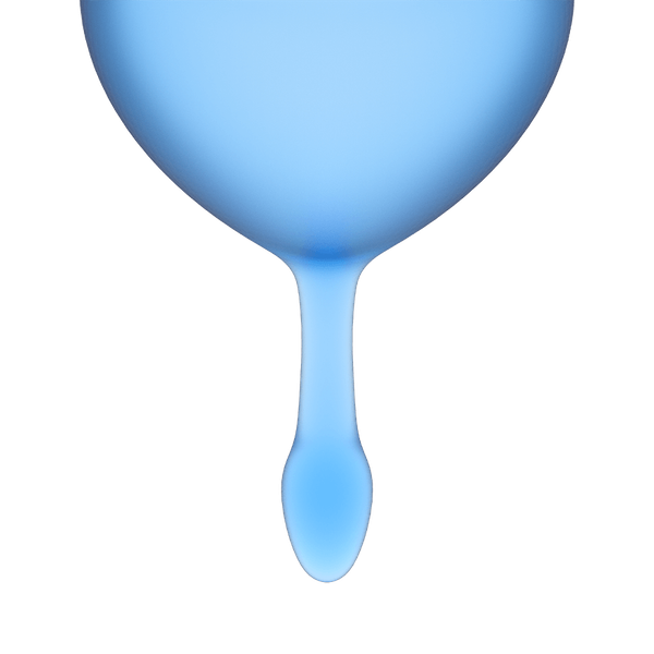 Satisfyer Feel Good Menstrual Cup Set Dark Blue zdjęcie 3