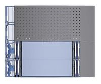 SFERA: Plakietka modułu fonicznego podstawowego - 2x2 przyciski - Stalowoszara Legrand 351083