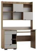 Biurko młodzieżowe do pokoju dziecka z nadstawką szuflady połki ARETTO Y15