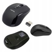 Mysz BEZPRZEWODOWA optyczna 1600 dpi 3 przyciski USB 2.4 GHz UNIWERSALNA