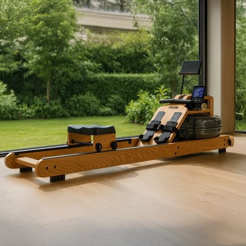 Wioślarz wodny drewniany VirtuFit Elite Bluetooth Kinomap na Arena.pl