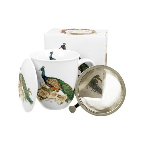 KUBEK Z ZAPARZACZEM POKRYWKĄ DO ZIÓŁ HERBATY DUO PAW NA PREZENT 400 ML na Arena.pl