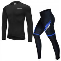 Spodnie Rowerowe Bluza Ocieplany Komplet Męski Z WKŁADKĄ ŻELOWĄ X-Tiger XL