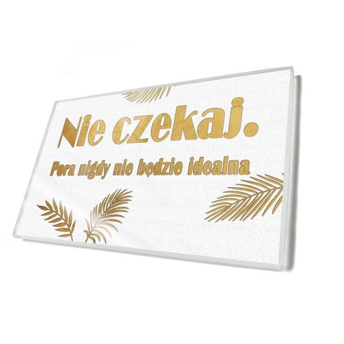 Nie czekaj - magnes szklany na Arena.pl