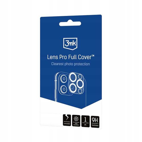 szkło hartowane 3mk lens pro full cover apple iphone 15 pro/15 pro max na Arena.pl