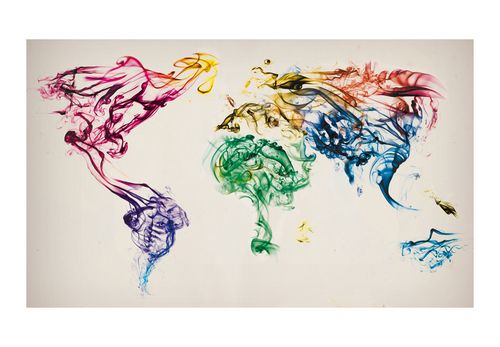 Fototapeta - Dancing smoke trails 450x270 na Arena.pl