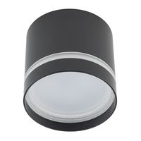 Punktowa lampa tuba Cres 10480 Nowodvorski natynkowa okrągła czarna