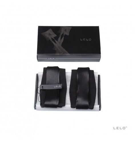 LELO - Etherea Silk Cuffs, czarne na Arena.pl