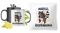 Dla Marcela Zestaw Kubek Magiczny + Poduszka Z Nadrukiem Ze Zdjęciem