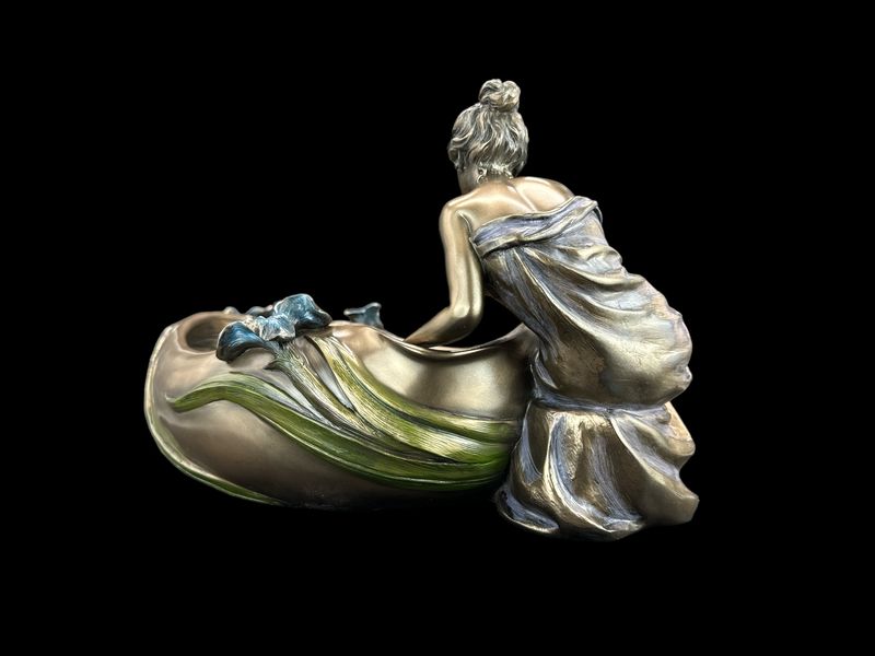 SECESYJNA WAZA Z SIEDZĄCĄ LADY VERONESE AN10023V4 zdjęcie 6