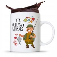 Kubek Prezent Wędkarza Tata Najlepszy Wędkarz Z Nadrukiem Ze Zdjęciem