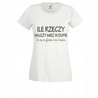 ŚMIESZNA Koszulka T-SHIRT tekst Małej Mi nadruk