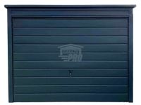 Garaż blaszany 5x7 Brama  Antracyt  Dach dwuspadowy GP564
