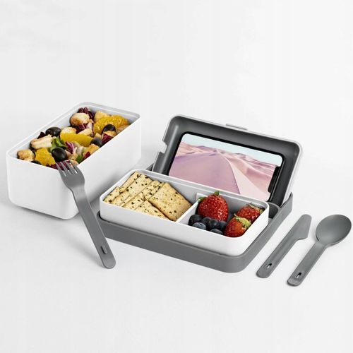BLIM PLUS BAULETTO Lunchbox mały biały na Arena.pl
