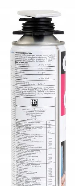 CERESIT KLEJ PU CT84 XPS FUNADAMENTY EXPRESS 750ML zdjęcie 5