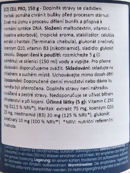 Natures Finest Cell Pro przeciwstarzeniowy 150g zdjęcie 5