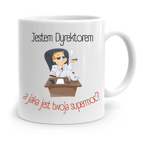 Dla Dyrektora Kubek Jestem Dyrektorem Prezent Z Nadrukiem Ze Zdjęciem na Arena.pl