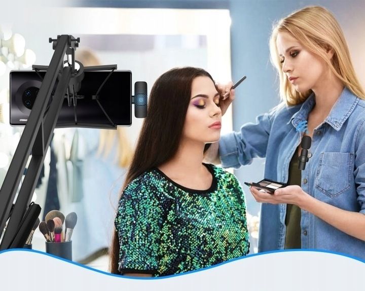 BEZPRZEWODOWY MIKROFON KRAWATOWY PULUZ IOS IPHONE zdjęcie 2