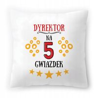 Dla Dyrektora Poduszka Na Urodziny Na Prezent Z Nadrukiem Ze Zdjęciem