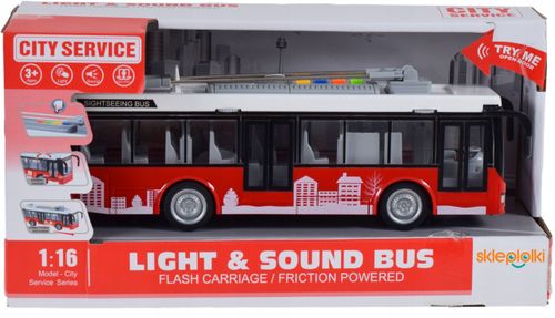 AUTOBUS SZKOLNY CITYBUS MIEJSKI NA BATERIE POJAZD BUS ZABAWKA DLA DZIECI na Arena.pl