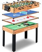 STÓŁ DO GRY 4W1 TENIS CYMBERGAJ BILARD PING PONG MOCNA KONSTRUKCJA