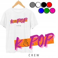 KOSZULKA DZIECIĘCA T-SHIRT Z NADRUKIEM - KPOP PREZENT WZORY - XL 158-164