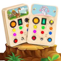 Zabawka sensoryczna Montessori Dinozaur Jednorożec zestaw 2 szt. 12m+