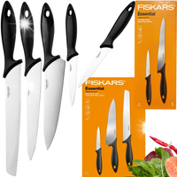 FISKARS ZESTAW KOMPLET 5 NOŻY KUCHENNYCH DO SIEKANIA KROJENIA OSTRE SZEFA
