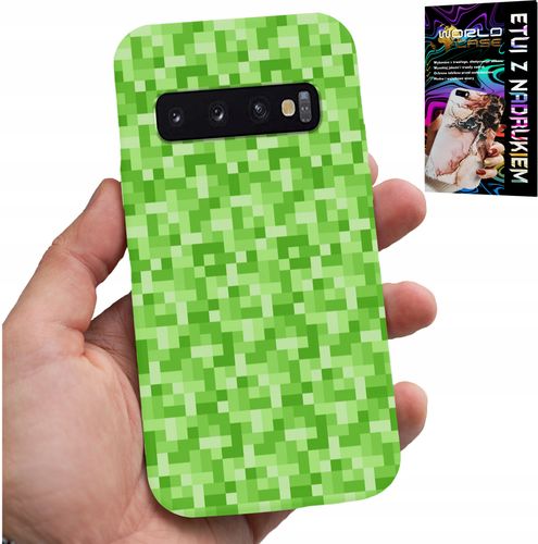ETUI DO SAMSUNG GALAXY S10 - WZORY Z GIER Z GRY PIKSEL PIKSELE PLECKI na Arena.pl