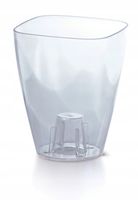 Doniczka do storczyków Coubi DUKO130P | Przeźroczysty, Kształt Okrągły, Wymiary 13.2x16.5 cm, Kolor Przeźroczysty, Prosperplast