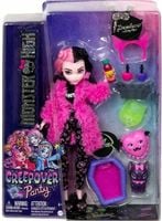 MONSTER HIGH Lalka Piżama Party Draculaura ZESTAW Creepover AKCESORIA HKY66