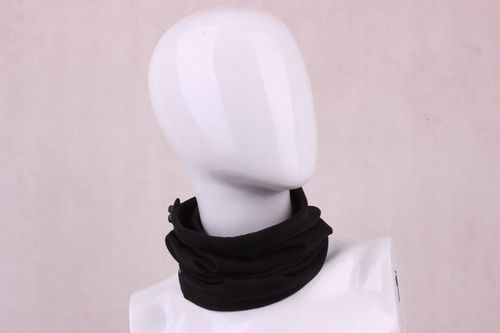 Komin męski zimowy - TERMOAKTYWNY ocieplany POLSKI czarny szalik na Arena.pl