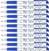 Długopis Toma niebieski w gwiazdki 10 sztuk zestaw